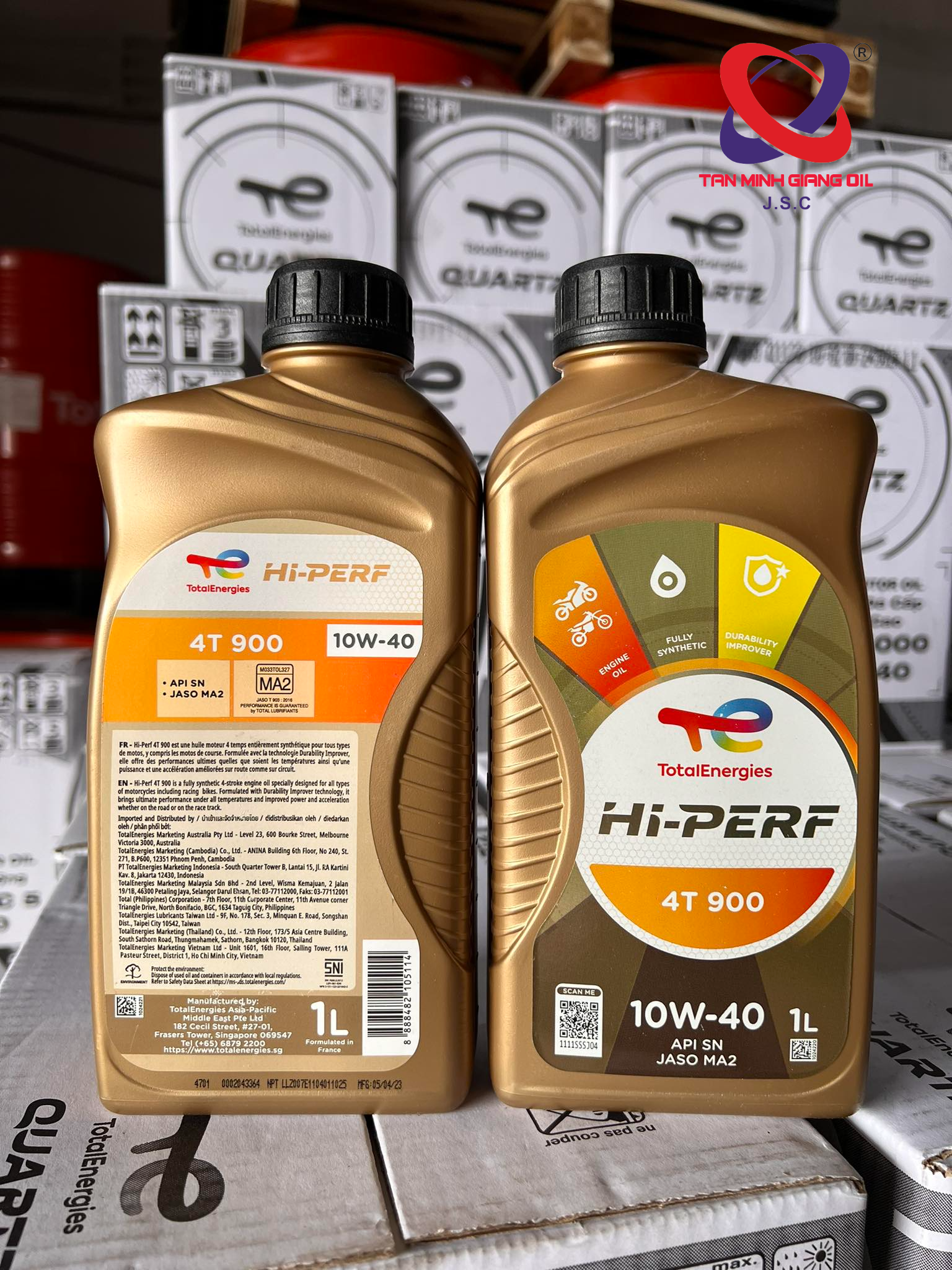 Dầu xe côn cao cấp TOTAL HI PERF 4T 900 10W40 Dầu xe côn cao cấp TOTAL HI PERF 4T 900 10W40