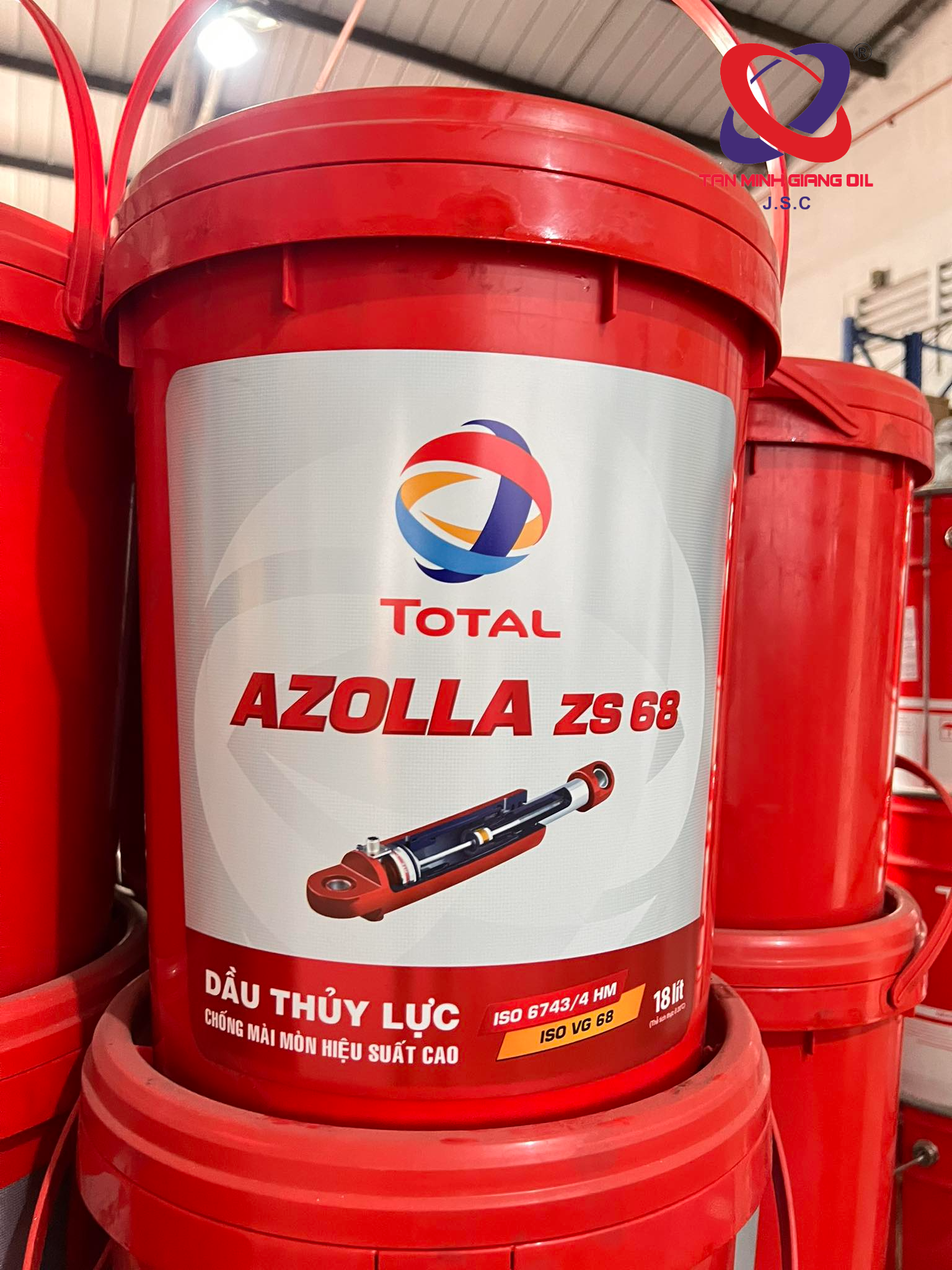 Dầu thủy lực TOTAL AZOLLA ZS 68 Dầu thủy lực TOTAL AZOLLA ZS 68