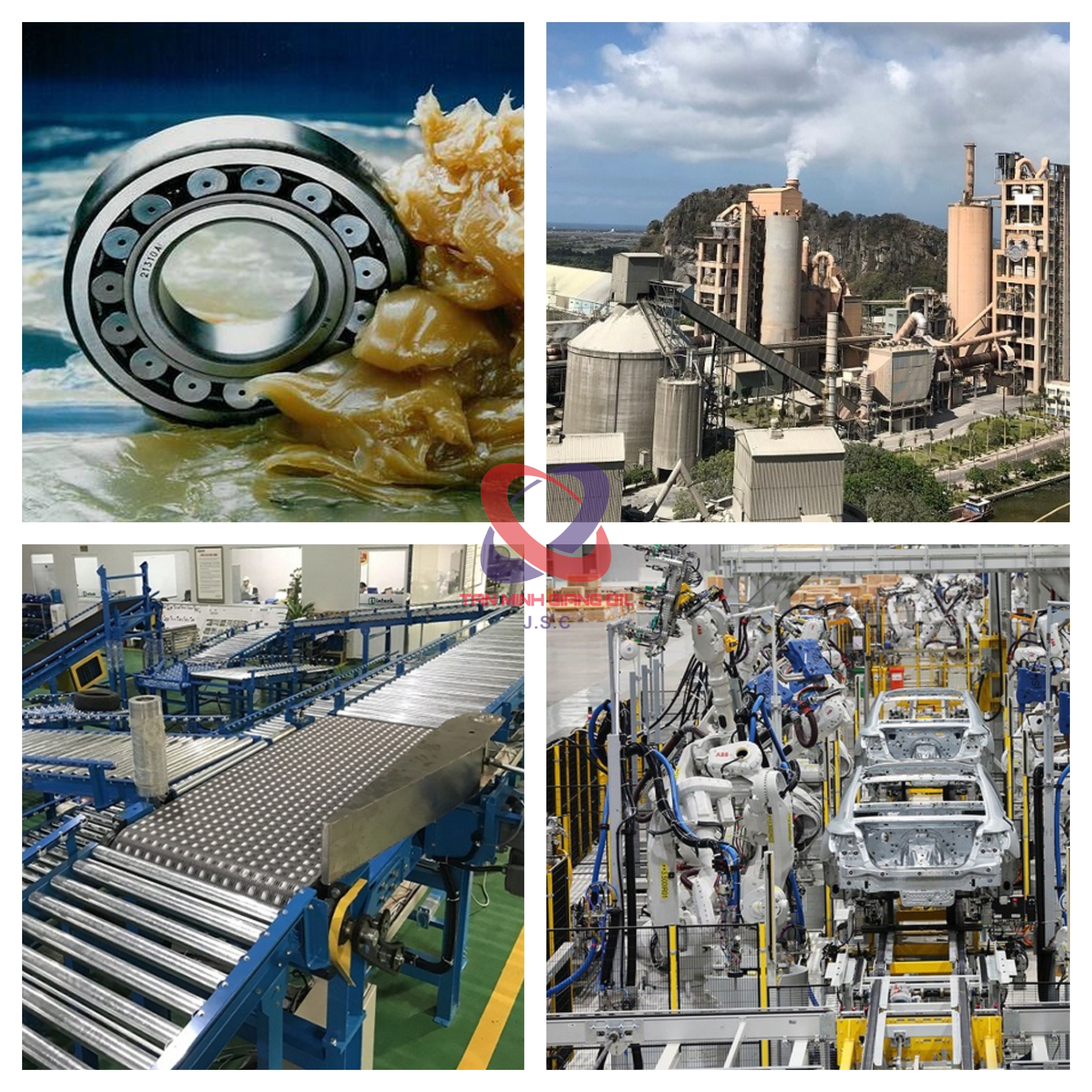 Ứng dụng của mỡ bôi trơn trong công nghiệp Ứng dụng của mỡ bôi trơn trong công nghiệp