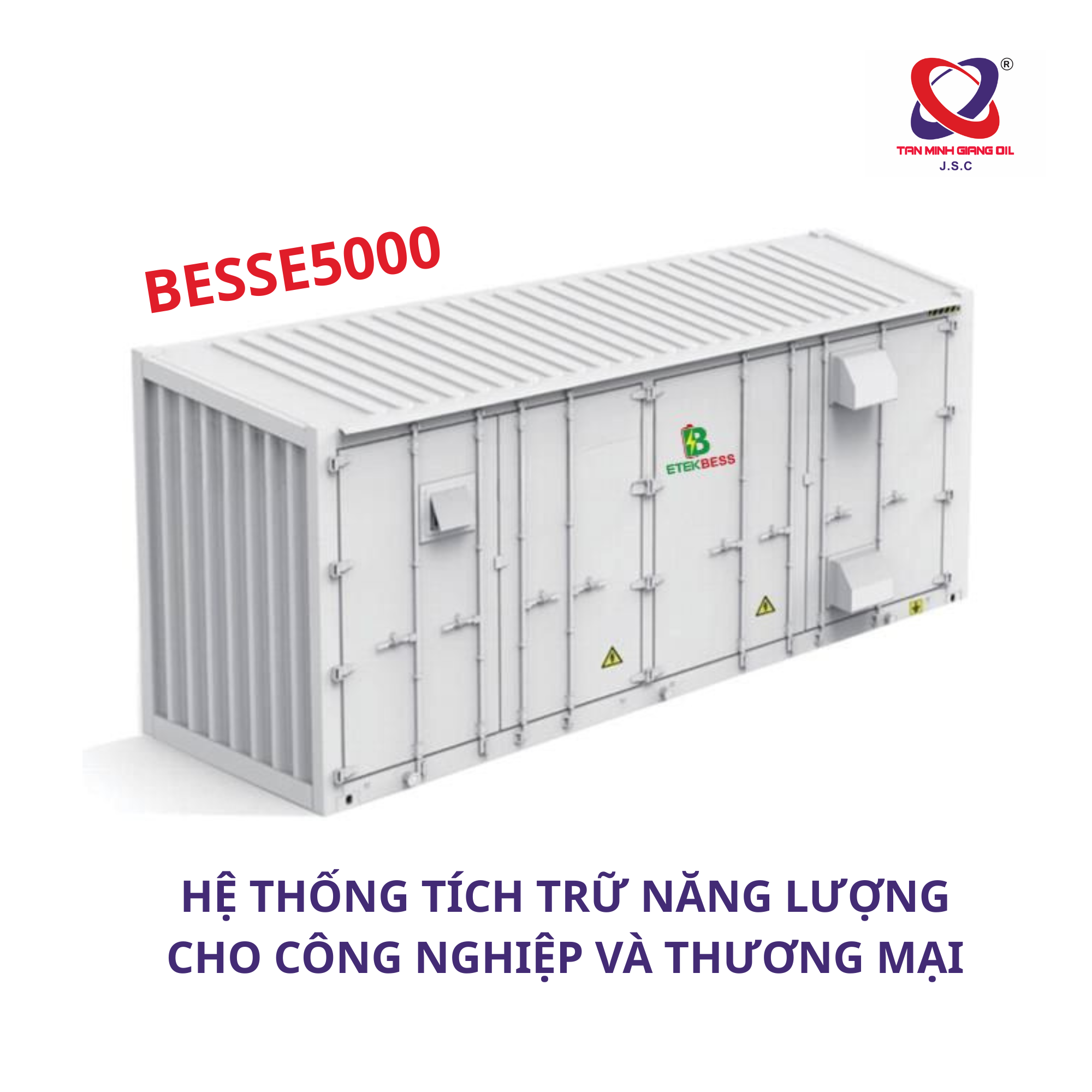 Hệ thống tích trữ năng lượng BESS cho nhà máy sản xuất, khu công nghiệp. Hệ thống tích trữ năng lượng BESS cho nhà máy sản xuất, khu công nghiệp.