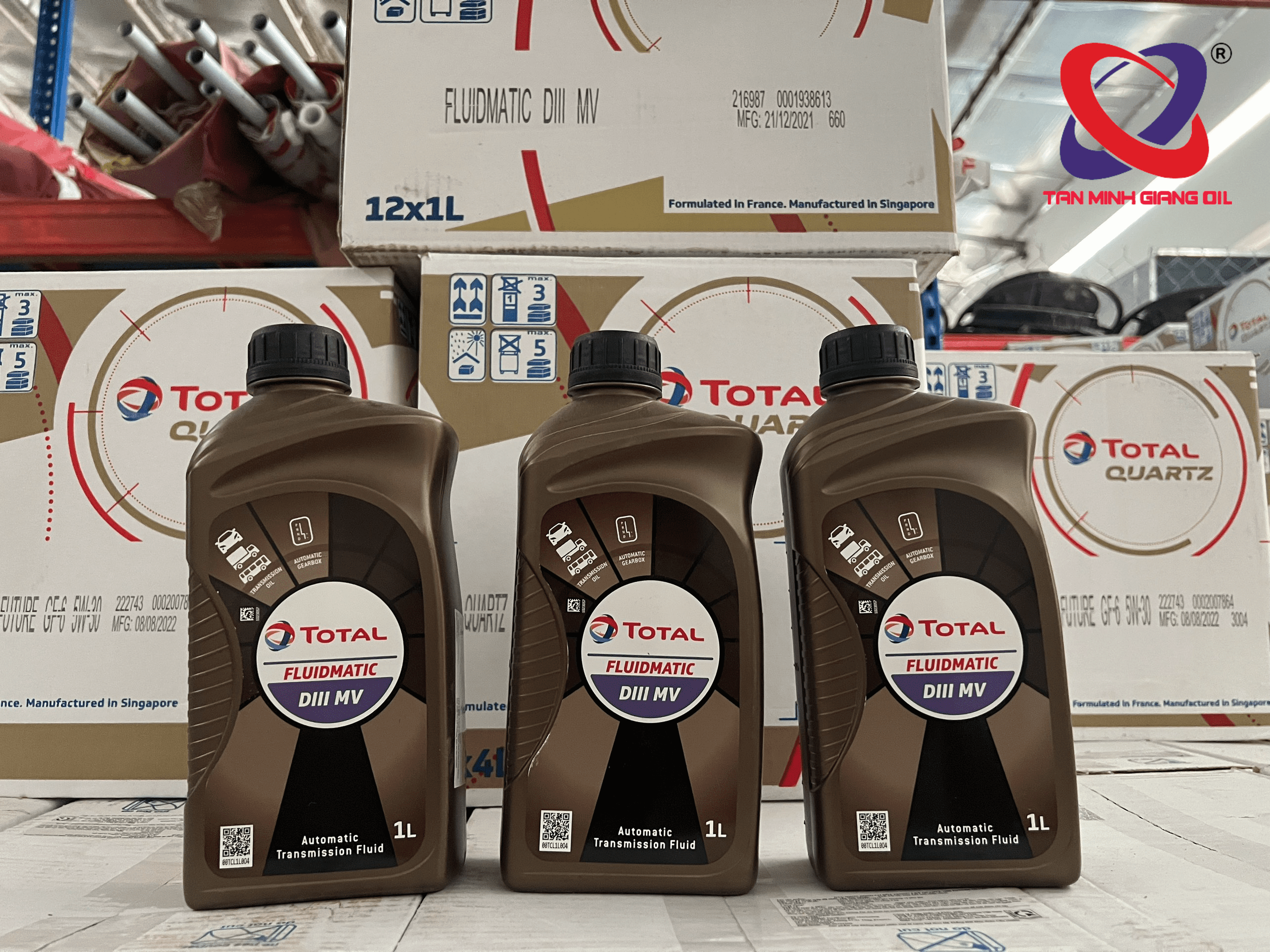 Dầu hộp số tự động TOTAL FLUIDMATIC DIII MV  Dầu hộp số tự động TOTAL FLUIDMATIC DIII MV