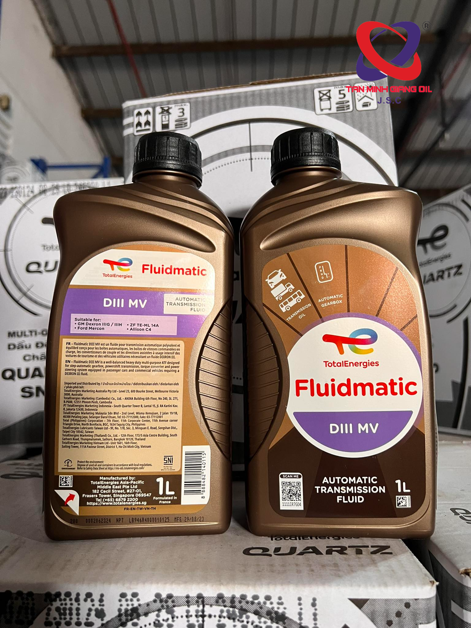 Dầu hộp số tự động TOTAL FLUIDMATIC DIII MV Dầu hộp số tự động TOTAL FLUIDMATIC DIII MV