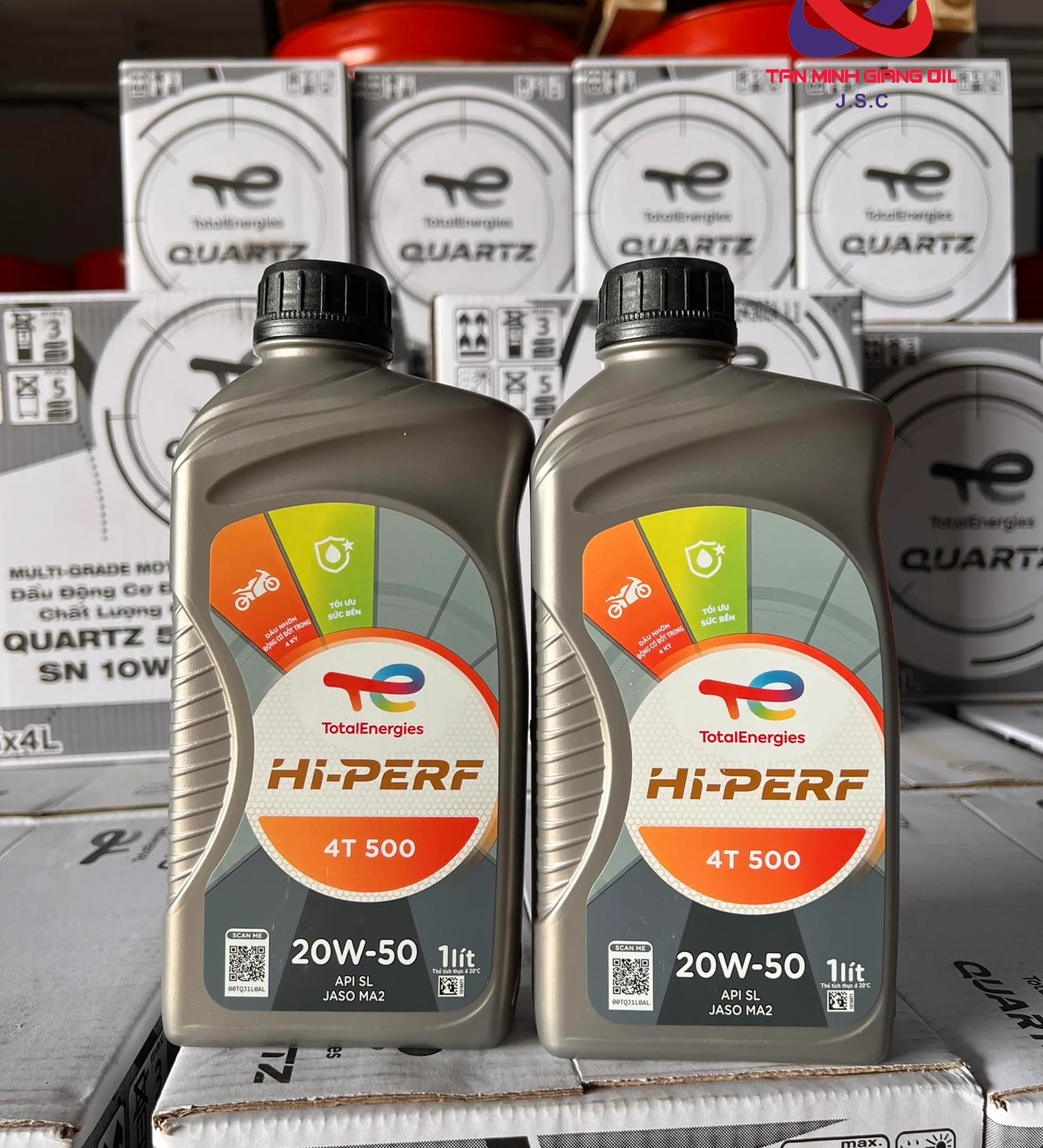 Dầu xe máy TOTAL HI PERF 4T 500 20W50 (SL)