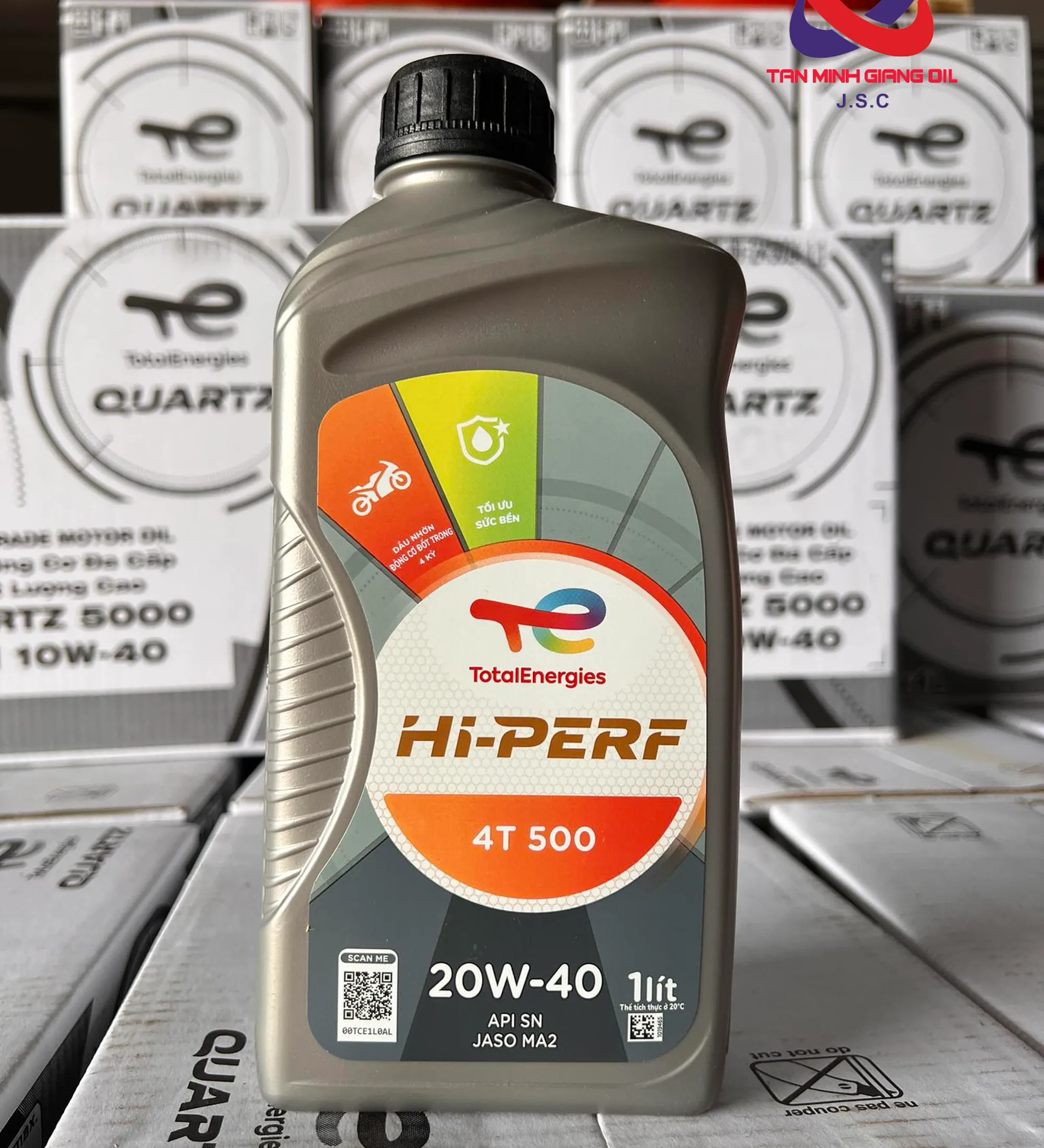 Dầu xe máy TOTAL HI PERF 4T 500 20W40