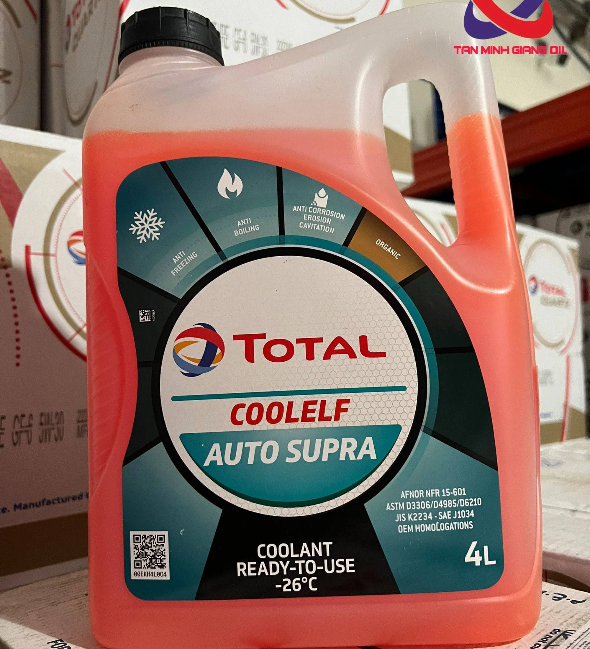 Nước làm mát cao cấp TOTAL COOLELF AUTO SUPRA -26°C