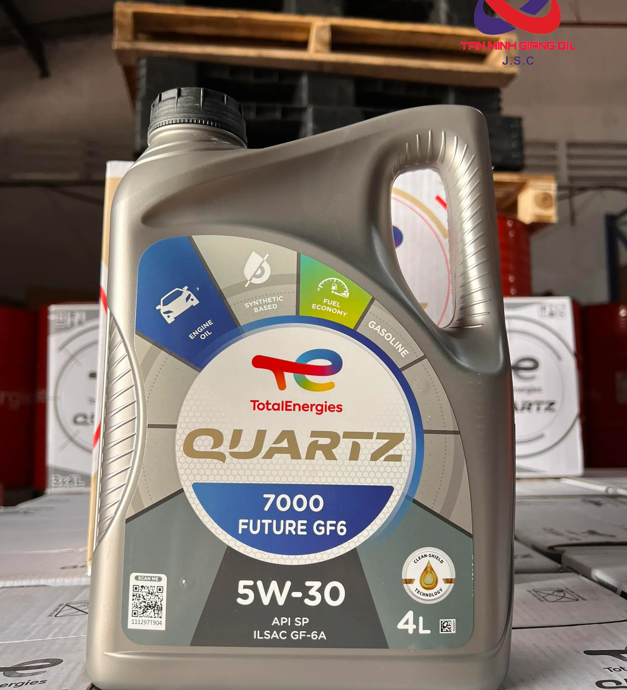 Dầu động cơ ô tô TOTAL QUARTZ 7000 FUTURE GF6 5W30
