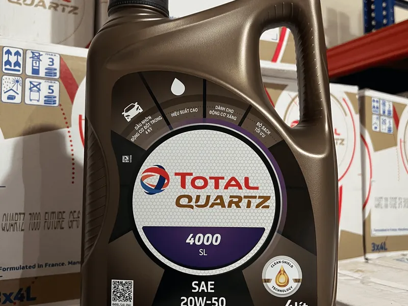 Dầu động cơ ô tô TOTAL QUARTZ 4000 SL 20W50