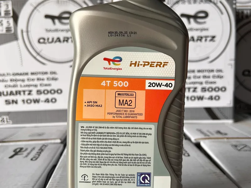 Dầu xe máy TOTAL HI PERF 4T 500 20W40