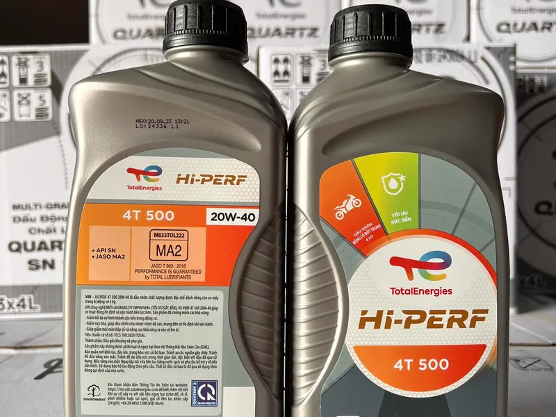 Dầu xe máy TOTAL HI PERF 4T 500 20W40