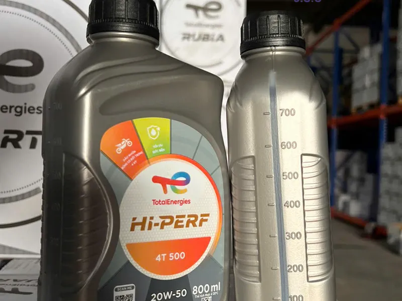 Dầu xe máy TOTAL HI PERF 4T 500 20W50 (SL) bình 800mL