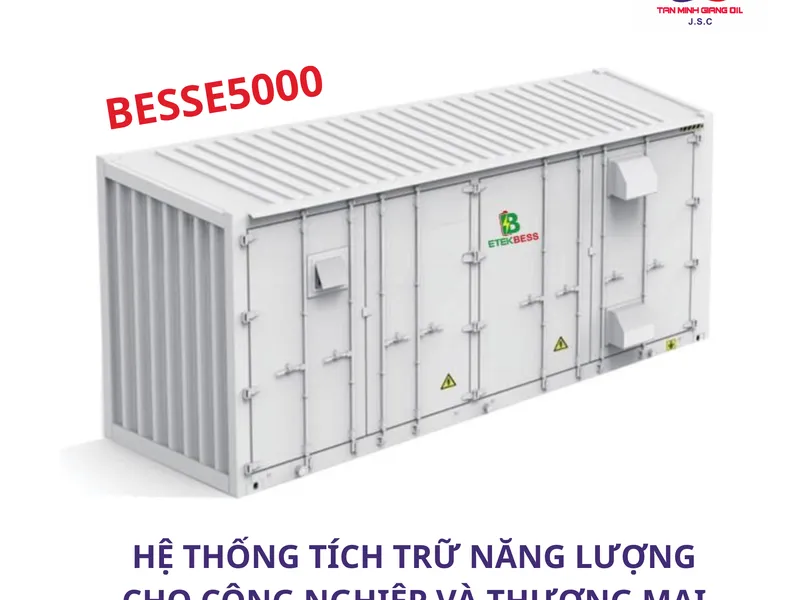 BESSE5000 Hệ Thống Tích Trữ Năng Lượng Công Nghiệp và Thương Mại