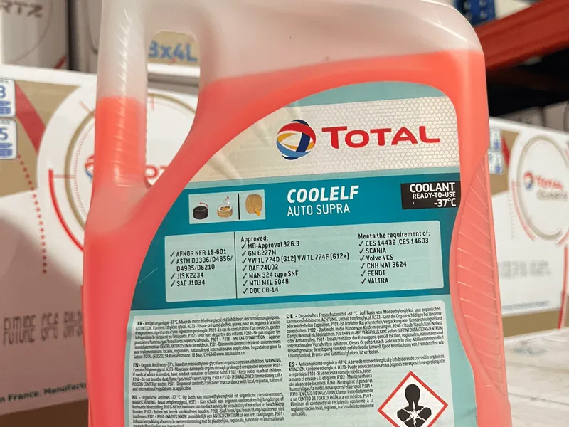 Nước làm mát cao cấp TOTAL COOLELF AUTO SUPRA -37°C 