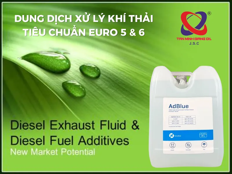 Dung dịch xử lý khí thải AdBlue: Giải pháp xanh cho môi trường