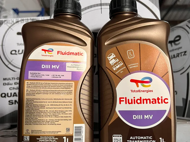 Dầu hộp số tự động TOTAL FLUIDMATIC DIII MV