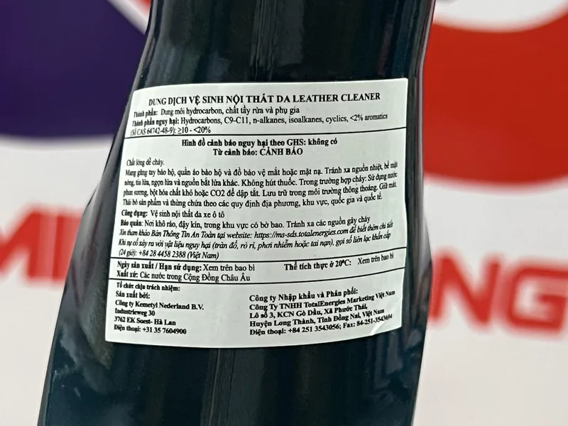 Xịt vệ sinh ghế da ô tô TOTAL WASH LEATHER CLEANER