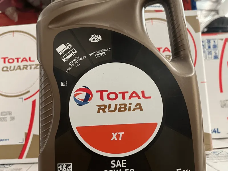 Dầu bôi trơn động cơ Diesel 20W50 TOTAL RUBIA XT