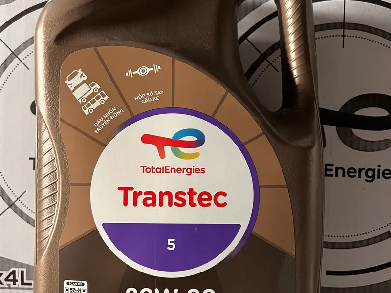 Dầu truyền động TOTAL TRANSTEC 5 80W90  85W140