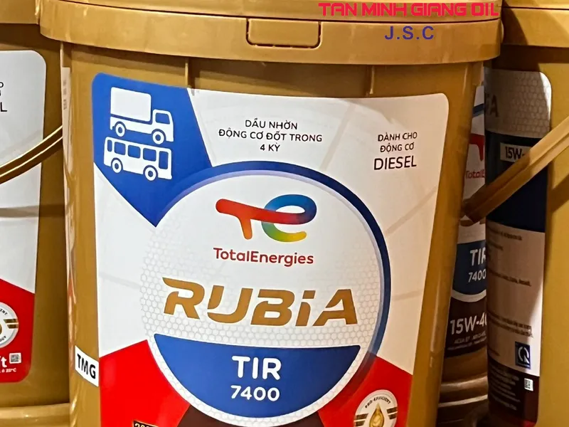 Dầu động cơ Diesel TOTAL RUBIA TIR 7400 15W40