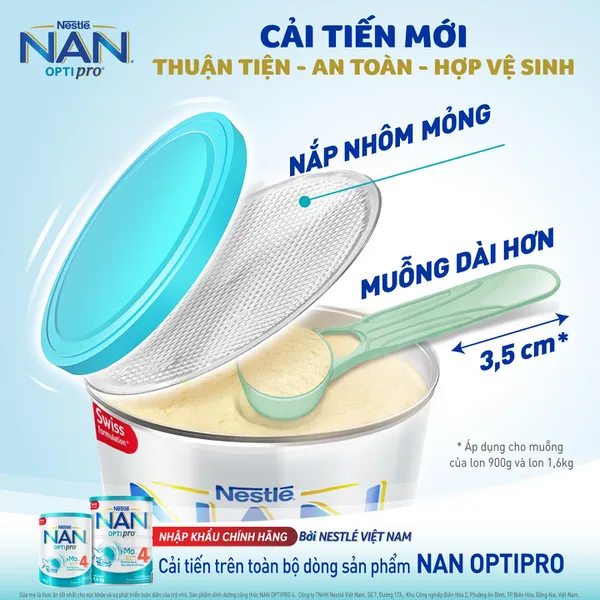 Sữa Nan Optipro HMO số 4 1.7kg cho bé 2-6 tuổi