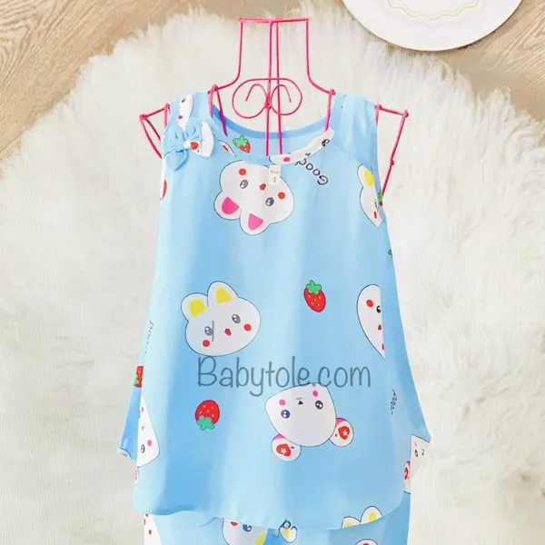 Đồ bộ TOLE Bé Gái Xòe Sát Nách ( 12-15 kg ) size 5