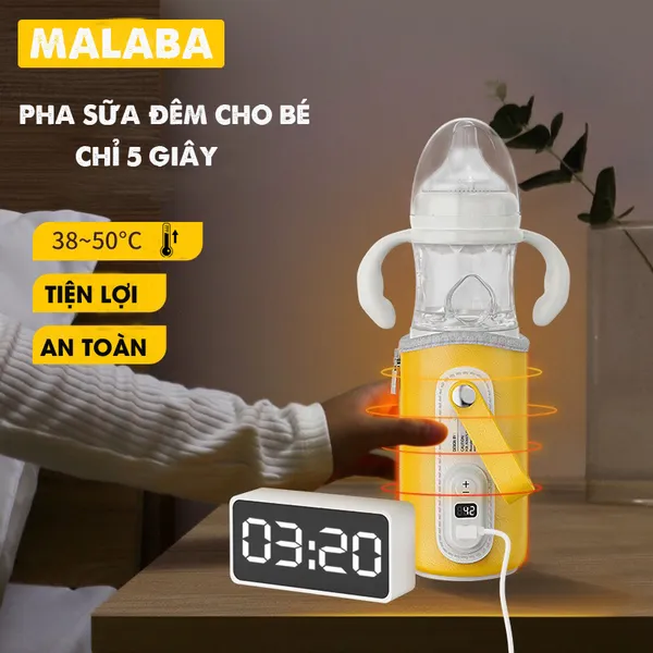 BÌNH PHA SỮA MALABA - Vàng chanh