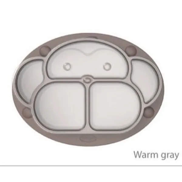 Khay ăn dặm silicone kèm nắp