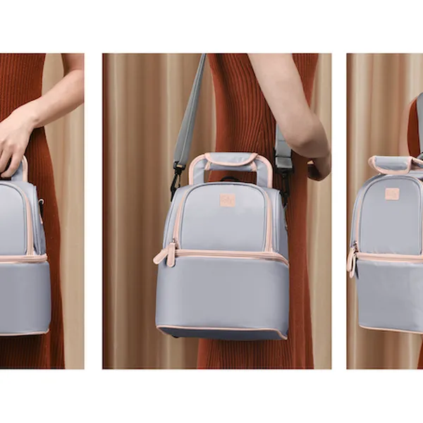 Ba lô cho mẹ có kết hợp túi bảo quản bình sữa - Pumpfit - FB2010VN