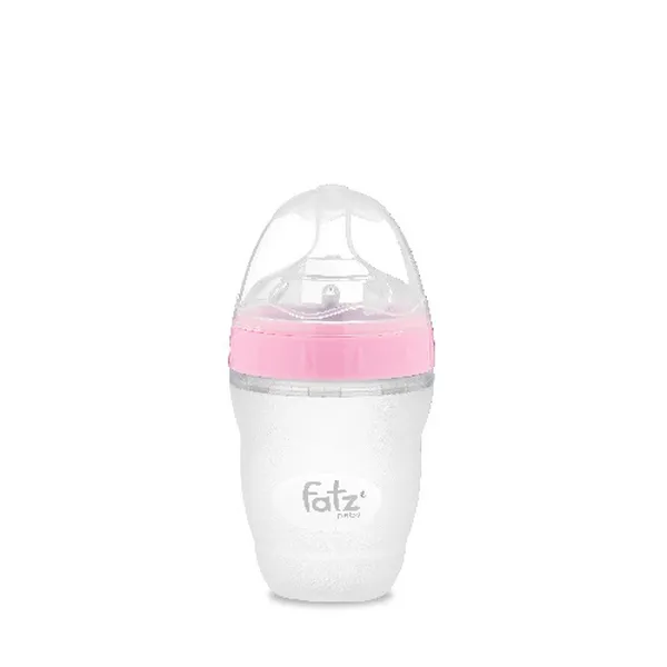 Bình Sữa SIlicon Cổ Siêu Rộng 240ml Fatzbaby - FB0180C
