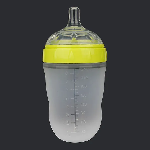 Bình Sữa SIlicon Cổ Siêu Rộng 240ml Fatzbaby - FB0180C
