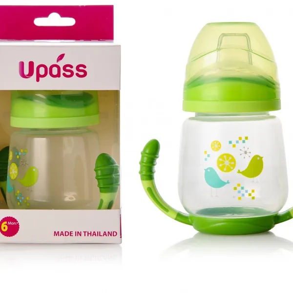 CỐC TẬP UỐNG 2 TAY CẦM VỚI ĐẦU HÚT SILICON MỀM - UP0146N