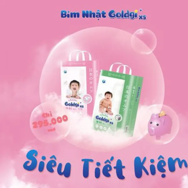 Bỉm - Tã quần Goldgi X5 size XXL 32 miếng (TRÊN 15KG)