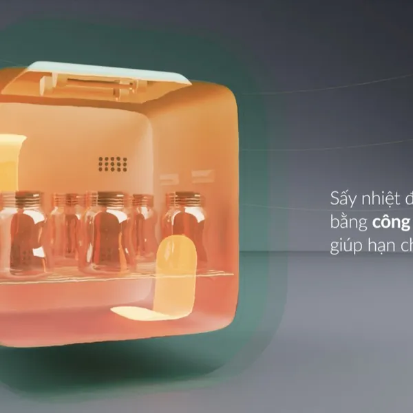 Máy tiệt trùng sấy khô bằng tia UV Queen 1 - Màu Xanh Nước -  FB4716CY