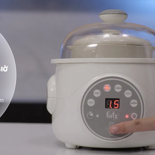 Nồi hầm cách thủy thông minh 2 tầng 1L Stew 2 - FB9110ZT