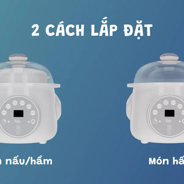 Nồi hầm cách thủy thông minh 2 tầng 1L Stew 2 - FB9110ZT