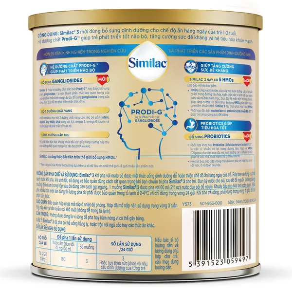 Sữa Similac 5HMOs số 2 - 400g (6 - 12 tháng)
