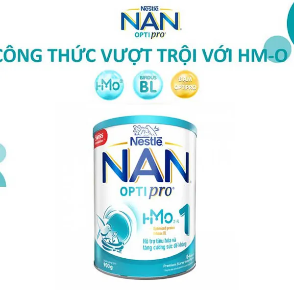 Sữa Nan Optipro HMO số 1 900gr cho bé 0-6 tháng
