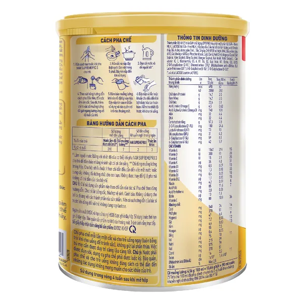 Sữa Nan Supreme Pro số 2 5-HMO 800g (6-24tháng)