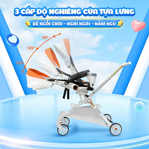 Xe đẩy gấp gọn Chilux M06
