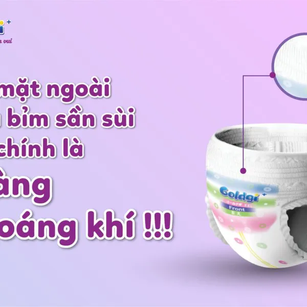 Bỉm - Tã quần Goldgi+ size L 48 miếng (9 - 14kg)
