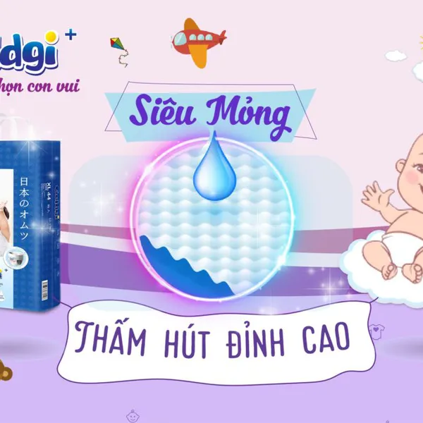 Bỉm - Tã dán Goldgi+ size Newborn dưới 5kg ( 92 miếng )