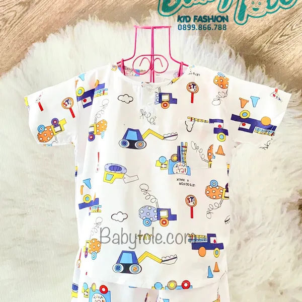 Đồ bộ TOLE Bé Trai tay ngắn quần đùi ( 50-55 kg ) size 16
