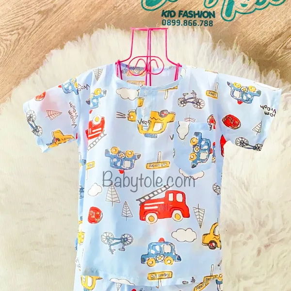 Đồ bộ TOLE Bé Trai tay ngắn quần đùi ( 50-55 kg ) size 16