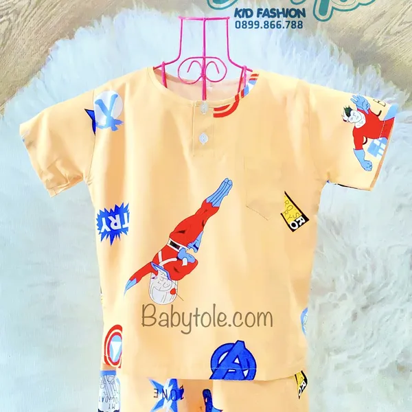 Đồ bộ TOLE Bé Trai tay ngắn quần đùi ( 50-55 kg ) size 16