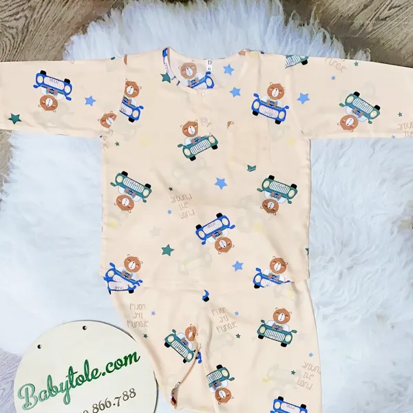 Đồ bộ TOLE Bé Trai Tay Dài Quần Dài ( 7-9 kg ) size 3