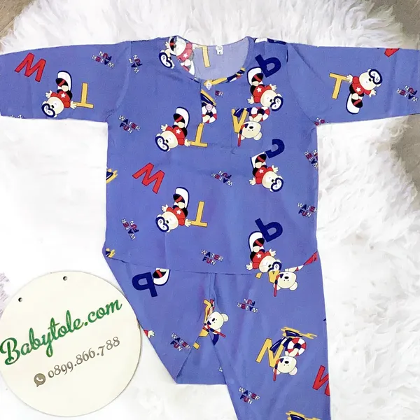 Đồ bộ TOLE Bé Trai Tay Dài Quần Dài ( 35-40 kg ) size 13