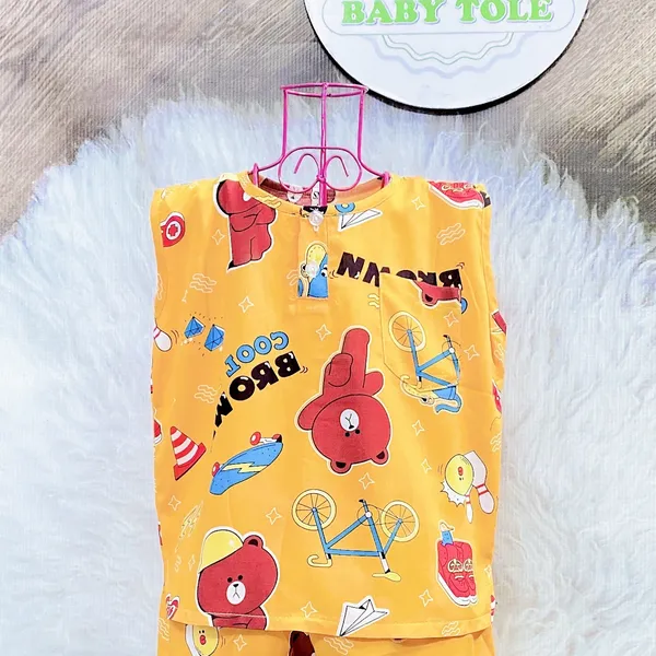 TOLE Bé Trai Sát Nách Quần Đùi ( 5-7 kg ) size 2