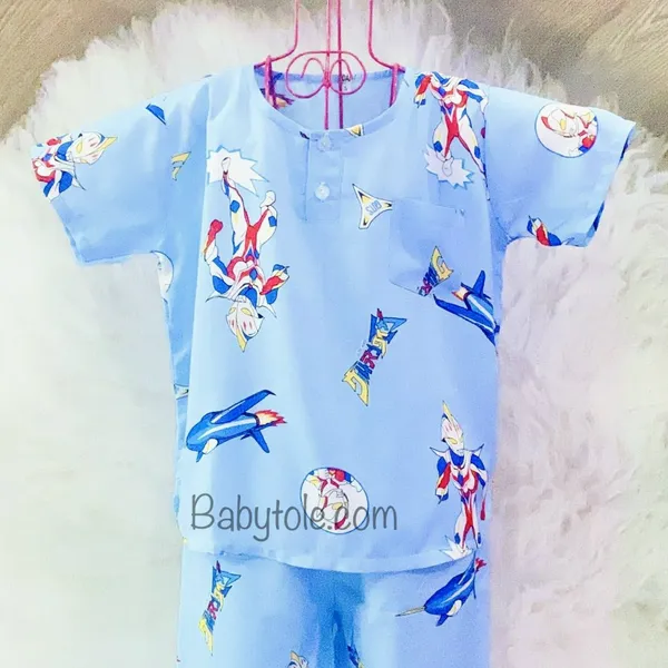 Đồ bộ TOLE Bé Trai Tay Ngắn Quần Dài ( 12-15 kg ) size 5