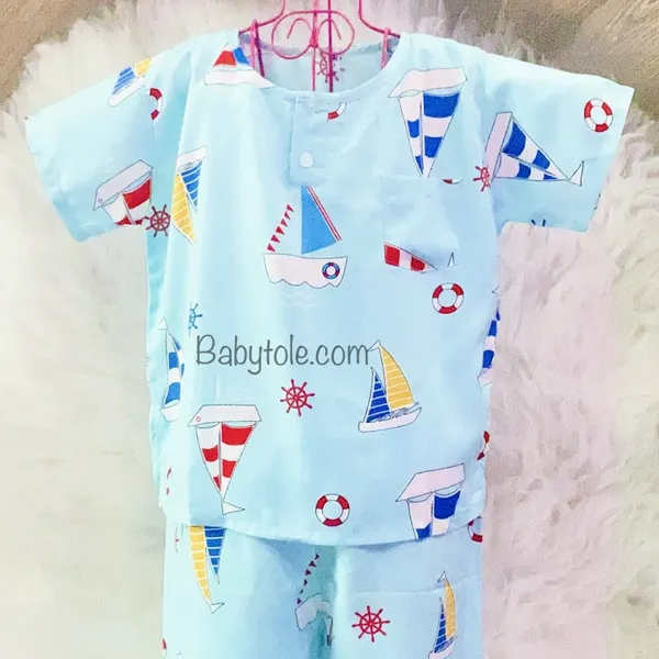Đồ Bộ TOLE Bé Trai Tay Ngắn Quần Dài ( 9-12 kg ) size 4