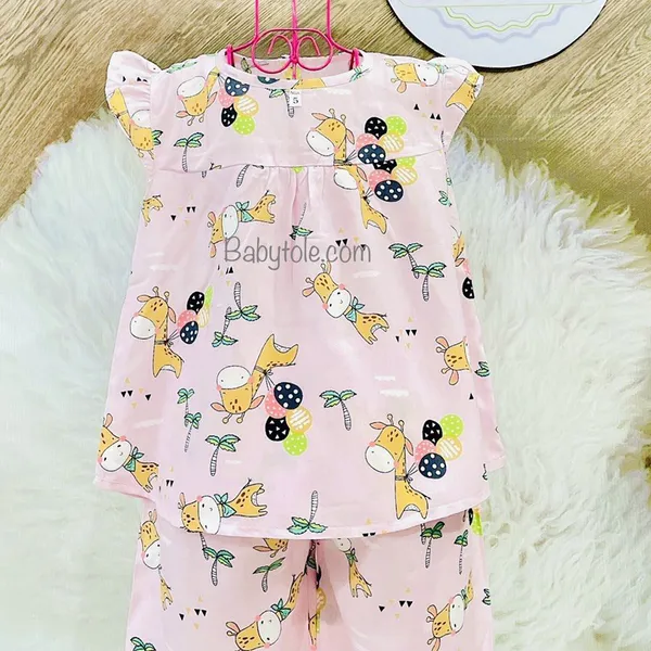 Đồ bộ TOLE Bé Gái Ngắn Quần Lửng ( 25-30 kg ) size 11