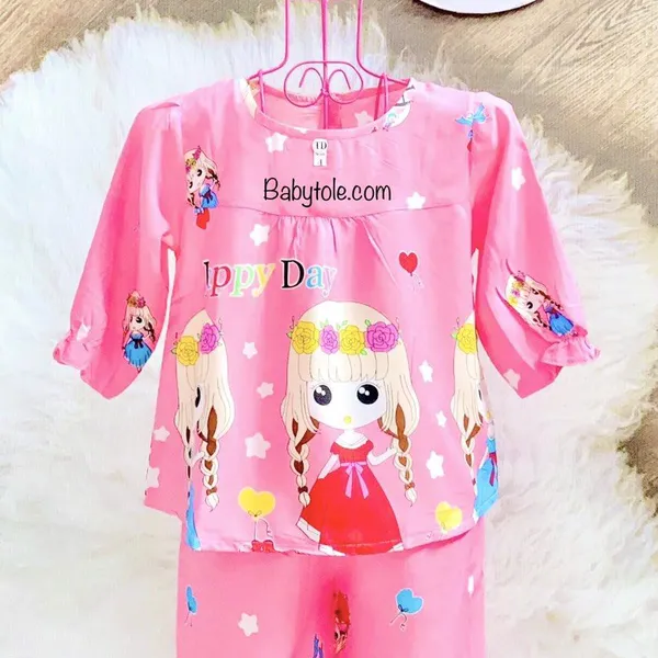 Đồ bộ TOLE Bé Gái Dài ( 5-7 kg ) size 2